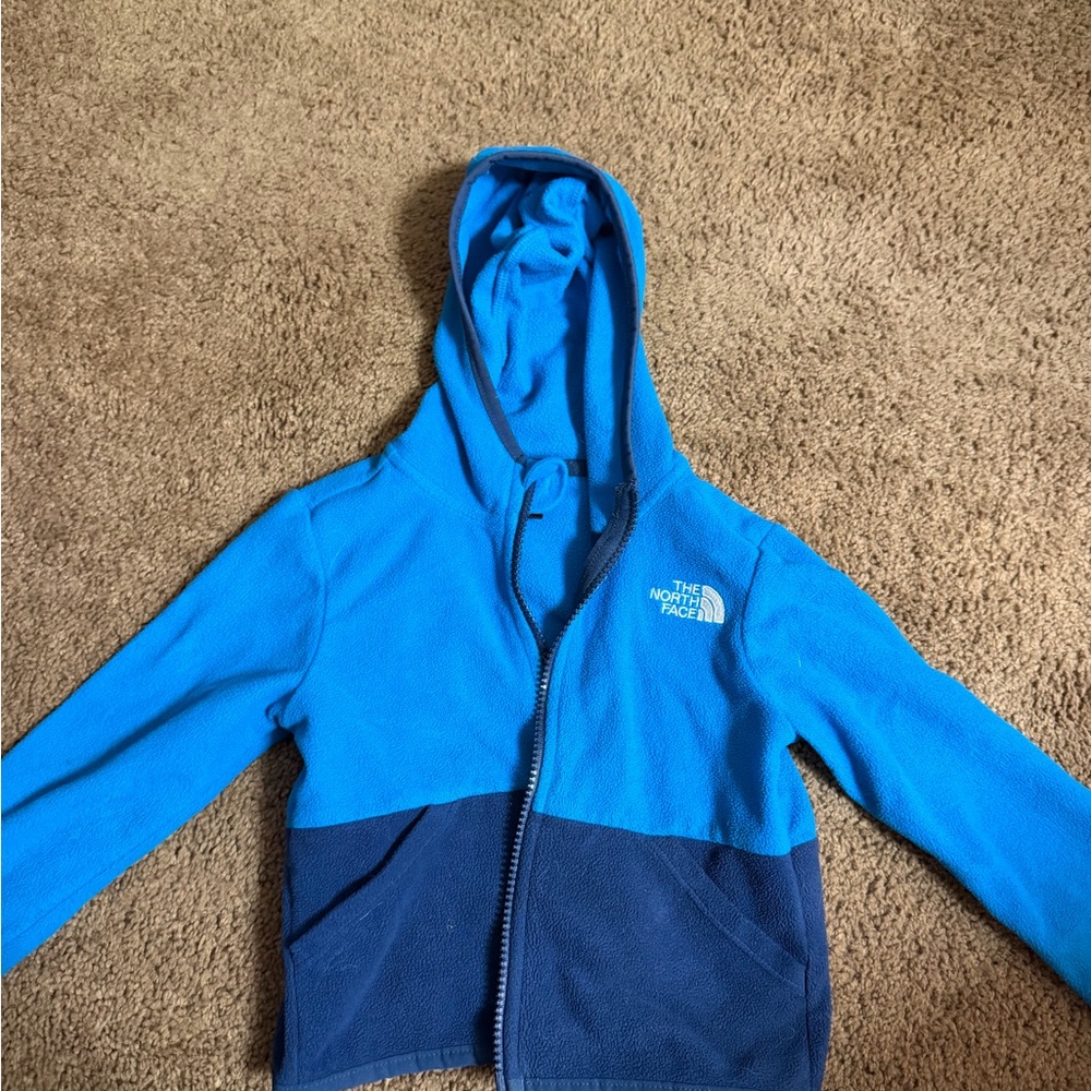 The North Face Kids Two-Tone Blue Zip Up